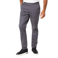 Dark Grey - Front - Maine Mens Slim Chinos