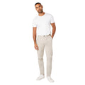 Natural - Side - Maine Mens Slim Chinos