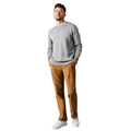 Natural - Side - Maine Mens Corduroy Chino Trousers