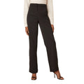 Black - Front - Dorothy Perkins Womens-Ladies Straight Leg Tall Trousers
