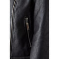 Black - Side - Dorothy Perkins Womens-Ladies Faux Leather Plus Biker Jacket