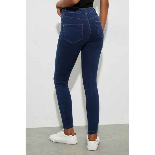 Blue - Back - Dorothy Perkins Womens-Ladies Ellis Slim Jeans