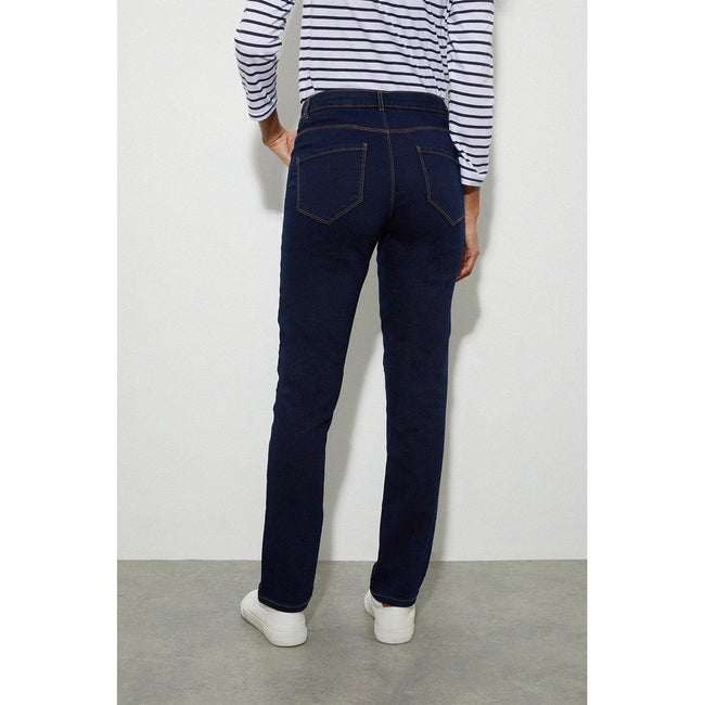 Indigo - Back - Dorothy Perkins Womens-Ladies Ellis Slim Jeans