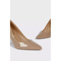 Taupe - Lifestyle - Dorothy Perkins Womens-Ladies Dash Gloss Pointed Court Shoes