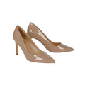 Taupe - Front - Dorothy Perkins Womens-Ladies Dash Gloss Pointed Court Shoes