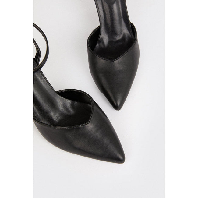 Black - Side - Dorothy Perkins Womens-Ladies Erin Mid Heel Court Shoes