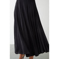 Black - Side - Dorothy Perkins Womens-Ladies Pleated Midi Skirt
