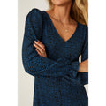 Blue - Lifestyle - Dorothy Perkins Womens-Ladies Spotted V Neck Midi Dress