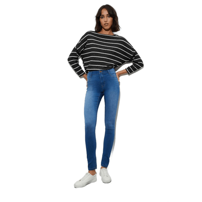 Mid Wash - Front - Dorothy Perkins Womens-Ladies Frankie Tall Skinny Jeans