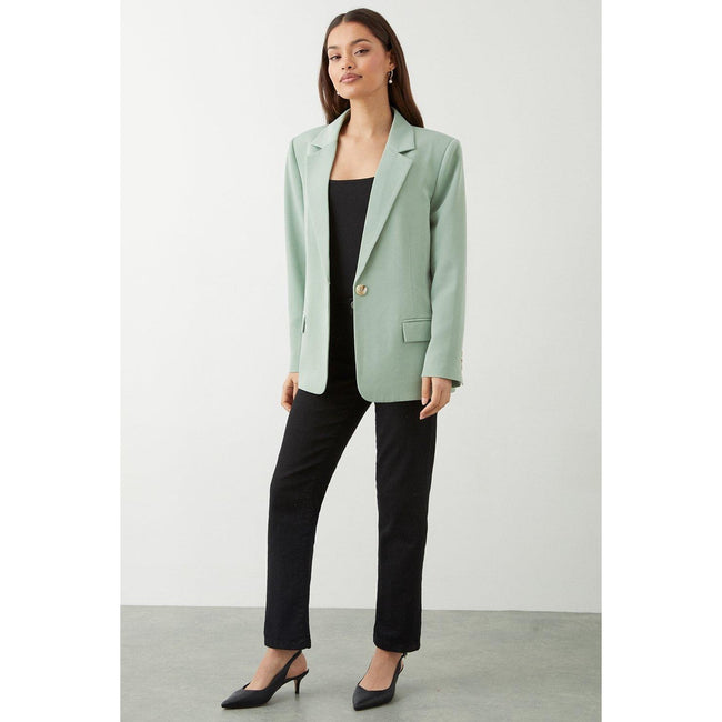 Sage - Lifestyle - Dorothy Perkins Womens-Ladies Petite Straight Blazer
