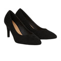 Natural Black - Side - Good For The Sole Womens-Ladies Emily Extra Wide Court Shoes