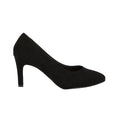 Natural Black - Front - Good For The Sole Womens-Ladies Emily Extra Wide Court Shoes