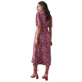 Pink - Back - Dorothy Perkins Womens-Ladies Printed Angel Sleeve Midi Dress