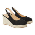 Natural Black - Back - Dorothy Perkins Womens-Ladies Riya Sling Back Wide Wedge