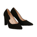Natural Black - Front - Dorothy Perkins Womens-Ladies Delma Wide Slim Heel Court Shoes