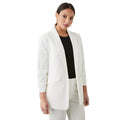 Cream - Front - Dorothy Perkins Womens-Ladies Tall Ruched Blazer
