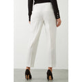 Cream - Back - Dorothy Perkins Womens-Ladies Slim Ankle Grazer Trousers