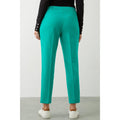 Green - Back - Dorothy Perkins Womens-Ladies Slim Ankle Grazer Trousers