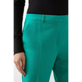 Green - Side - Dorothy Perkins Womens-Ladies Slim Ankle Grazer Trousers