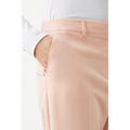 Blush - Side - Dorothy Perkins Womens-Ladies Slim Ankle Grazer Trousers