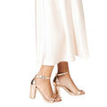 Rose Gold - Side - Dorothy Perkins Womens-Ladies Spark Sandals