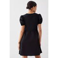 Black - Back - Dorothy Perkins Womens-Ladies Poplin Smock Mini Dress