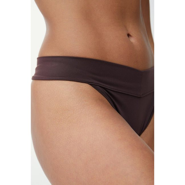 Chocolate - Side - Dorothy Perkins Womens-Ladies Comfort Thong