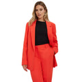 Red - Front - Dorothy Perkins Womens-Ladies Turned Up Cuff Tall Blazer