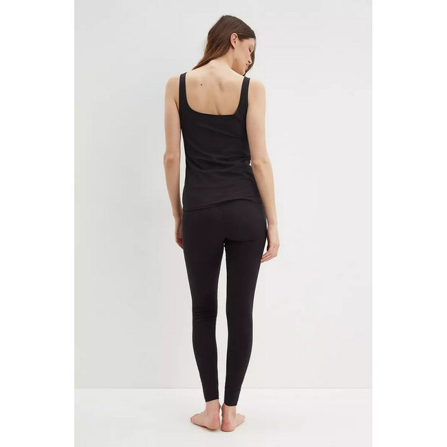 Black - Back - Dorothy Perkins Womens-Ladies Cotton Leggings