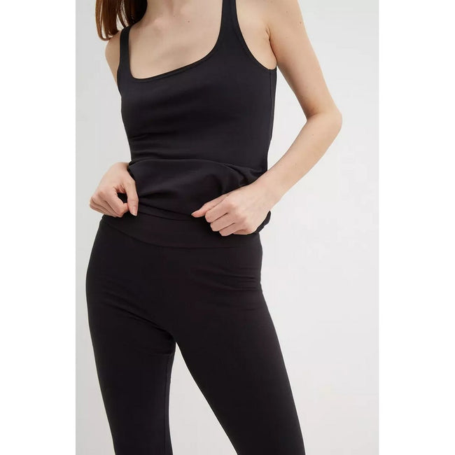 Black - Side - Dorothy Perkins Womens-Ladies Cotton Leggings