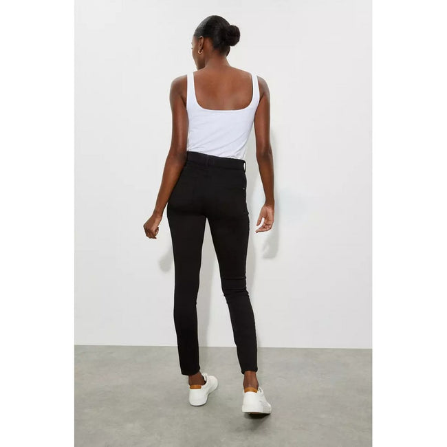Black - Back - Dorothy Perkins Womens-Ladies Frankie Skinny Jeans
