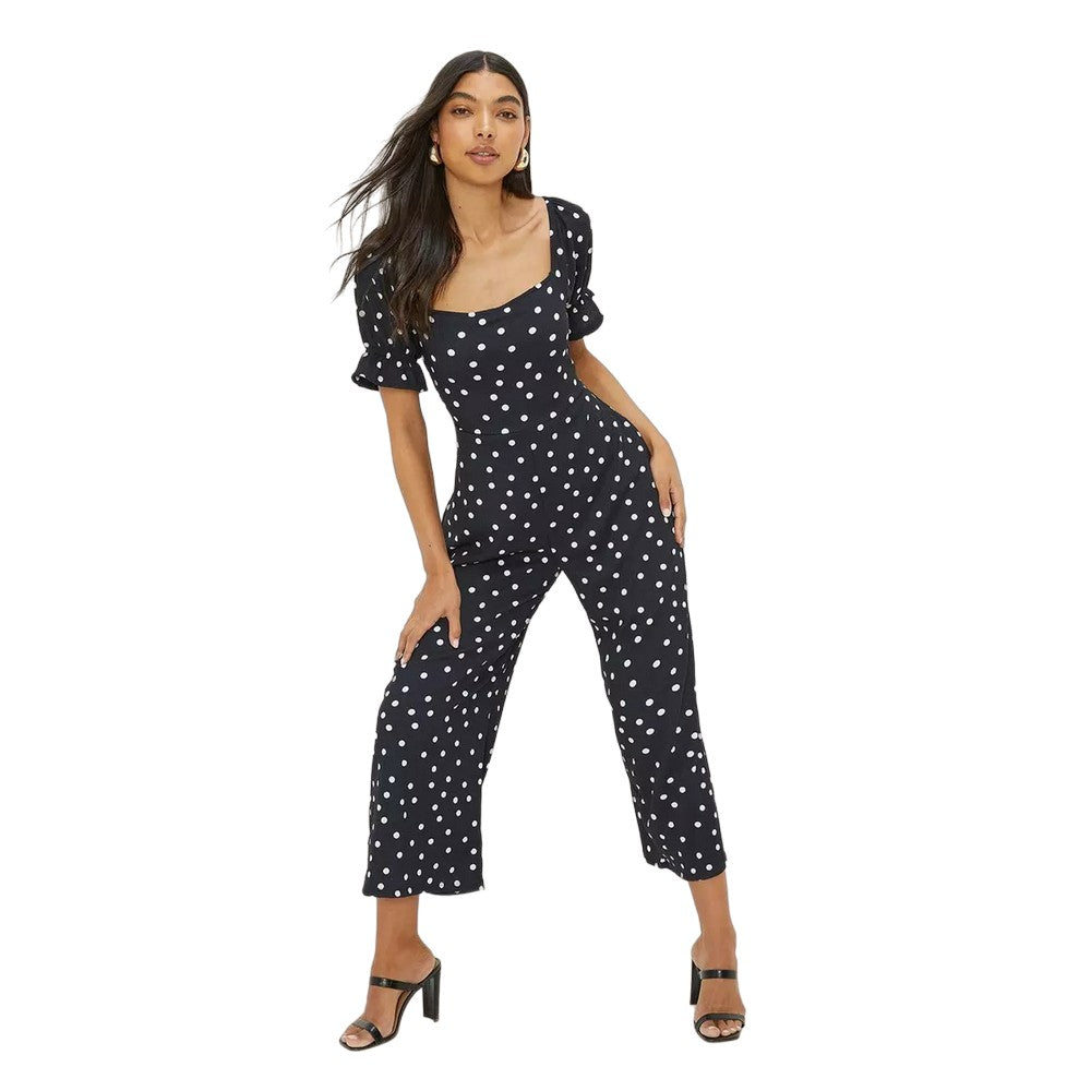 Dorothy Perkins Womens Ladies Spotted Textured Square Neck
