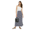 Navy-White - Lifestyle - Dorothy Perkins Womens-Ladies Spotted Tall Midi Skirt