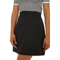 Black - Front - Dorothy Perkins Womens-Ladies Wrap Tailored Mini Skirt