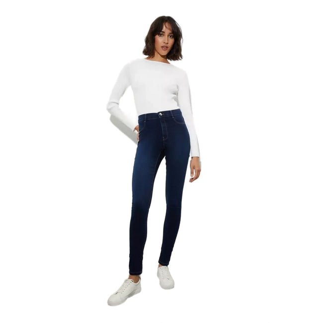Indigo - Front - Dorothy Perkins Womens-Ladies Frankie Tall Jeans