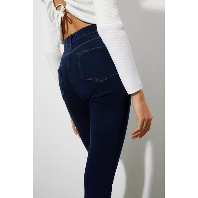Indigo - Side - Dorothy Perkins Womens-Ladies Frankie Tall Jeans
