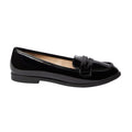 True Black - Front - Dorothy Perkins Womens-Ladies Lara Penny Strap Loafers