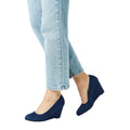 Navy - Lifestyle - Dorothy Perkins Womens-Ladies Duke Wedge Court Shoes