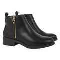 Black - Front - Dorothy Perkins Womens-Ladies Myla Side Zip Ankle Boots