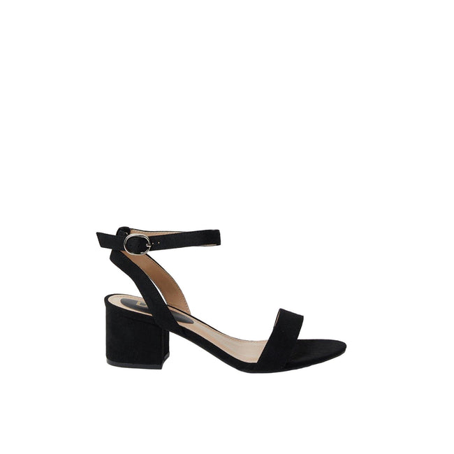 Natural Black - Back - Dorothy Perkins Womens-Ladies Tommi Barely There Medium Block Heel Sandals