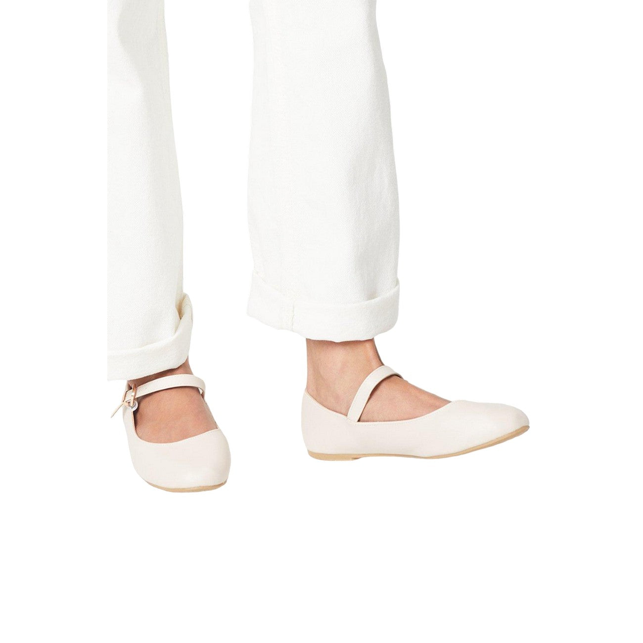 Nude - Side - Dorothy Perkins Womens-Ladies Catrina Maryjane Wide Pumps