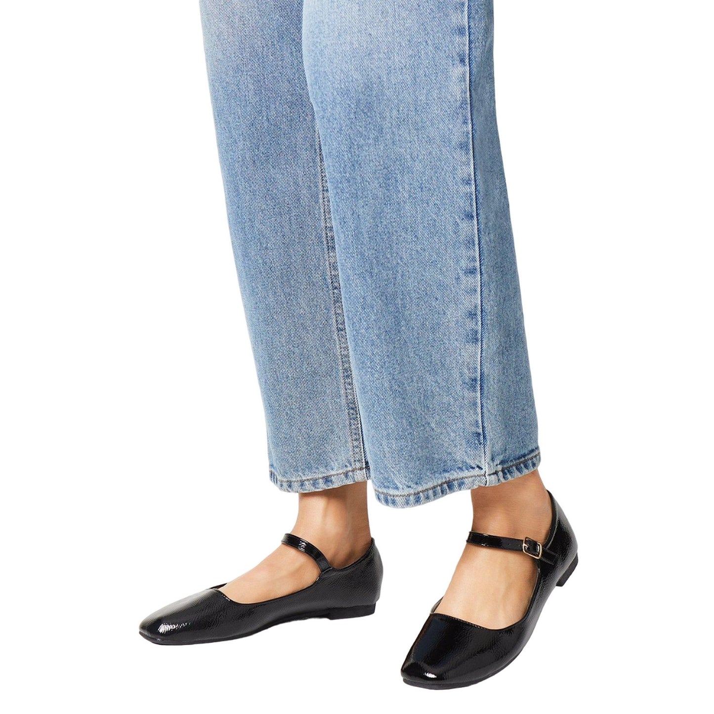 True Black - Side - Dorothy Perkins Womens-Ladies Paxton Square Toe Pumps