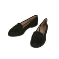 Natural Black - Front - Dorothy Perkins Womens-Ladies Lara Penny Wide Loafers