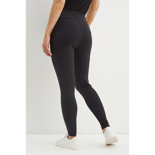 Black - Back - Dorothy Perkins Womens-Ladies Petite Leggings