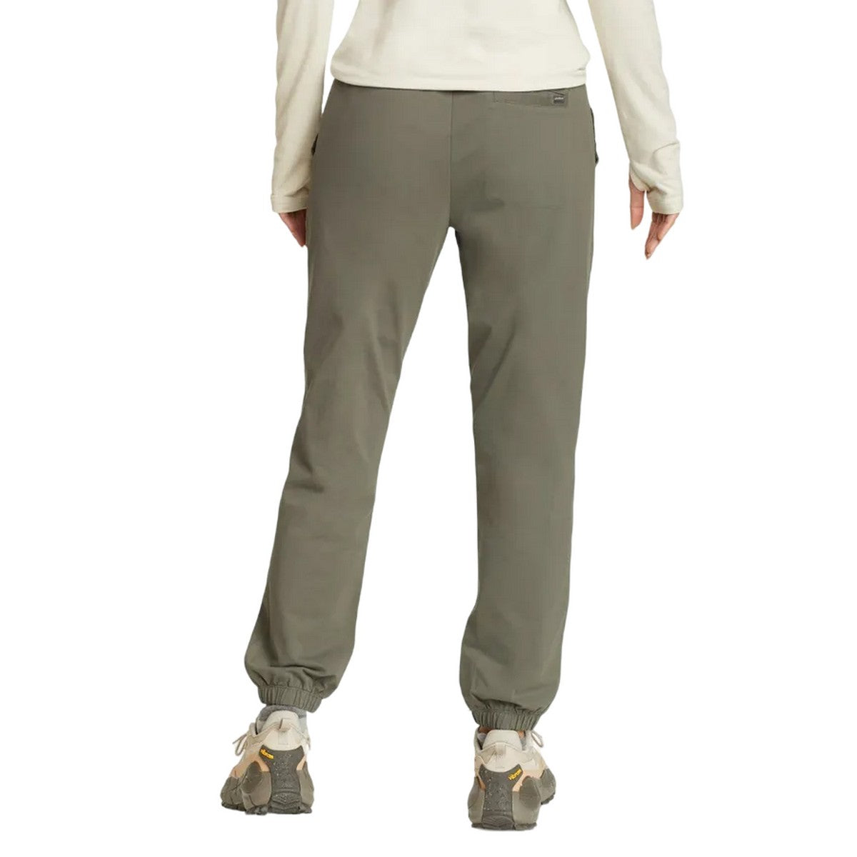 Sprig - Back - Eddie Bauer Womens-Ladies Versatrex Twill Jogging Bottoms