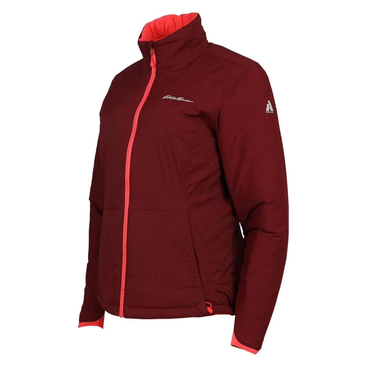 Ink Red - Pack Shot - Eddie Bauer Womens-Ladies Ignitelite Stretch Reversible Jacket