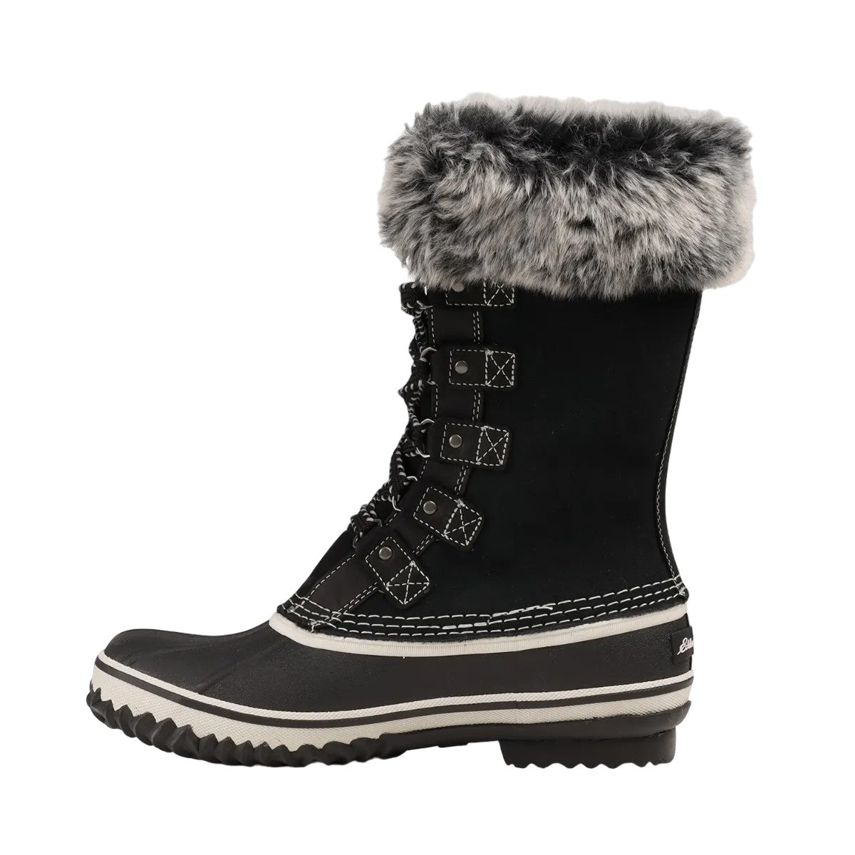 Black - Lifestyle - Eddie Bauer Womens-Ladies Hunt Pac Deluxe Winter Boots