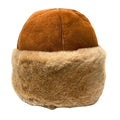 Tan - Lifestyle - Eastern Counties Leather Womens-Ladies Duxford Dome Panel Sheepskin Hat