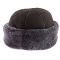 Brown-Tipped - Front - Eastern Counties Leather Womens-Ladies Duxford Dome Panel Sheepskin Hat