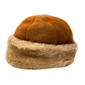Tan - Front - Eastern Counties Leather Womens-Ladies Duxford Dome Panel Sheepskin Hat